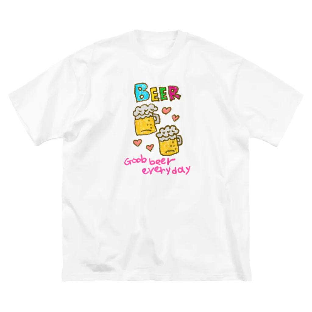 Siderunの館 B2のクレヨン DE びーる ビッグシルエットTシャツ