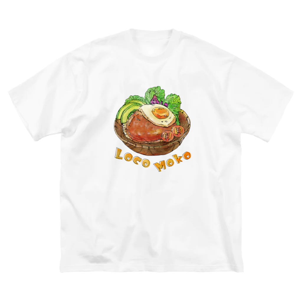 huroshikiのロコモコ/Loco Moko Big T-Shirt