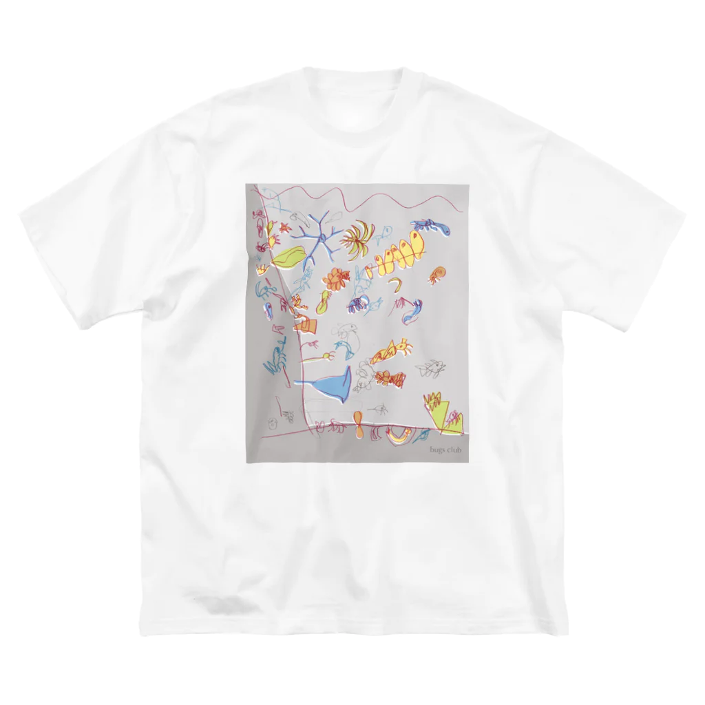 bugs club shopのsea life, fish and shells Big T-Shirt