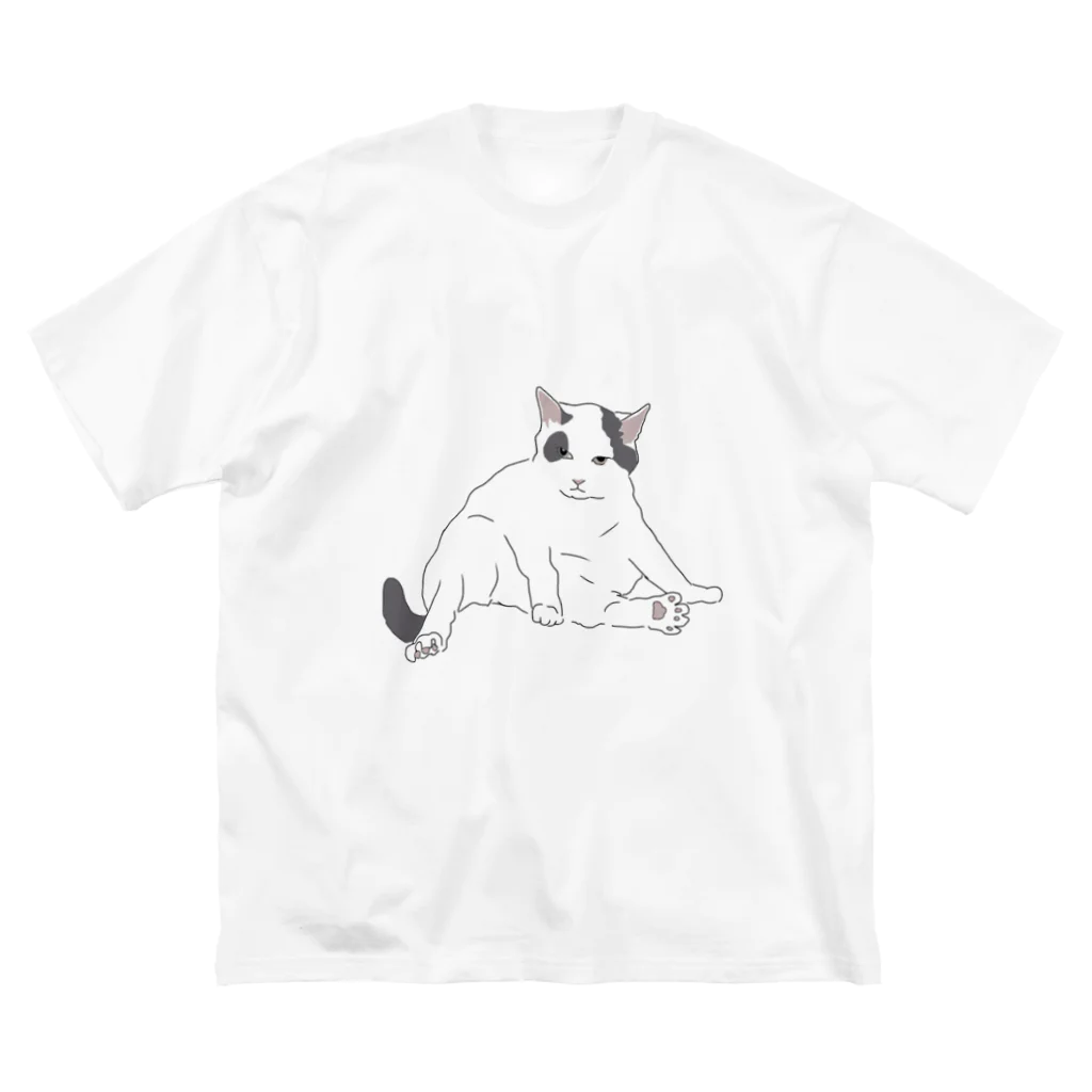 こげこげおこげまるのやさぐれてる ビッグシルエットTシャツ