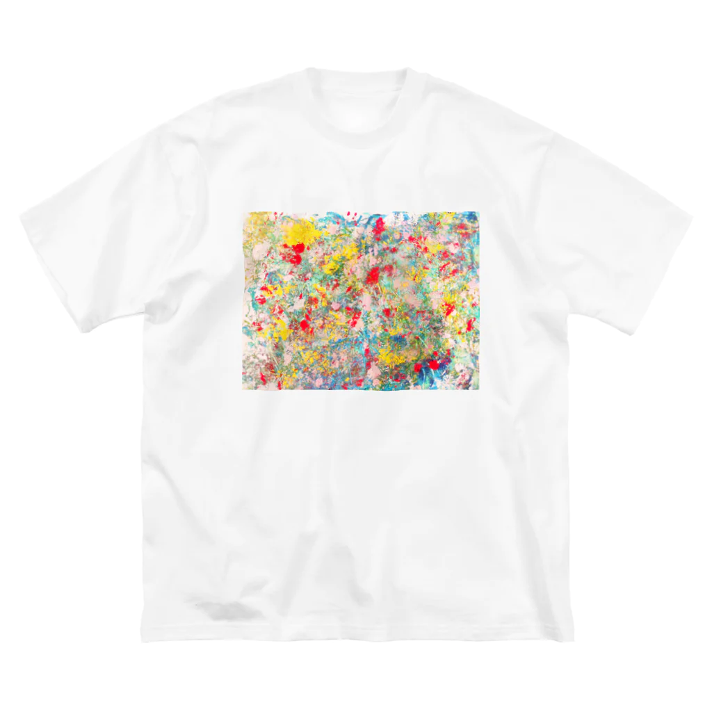 Yangzi shopのFlower garden ビッグシルエットTシャツ