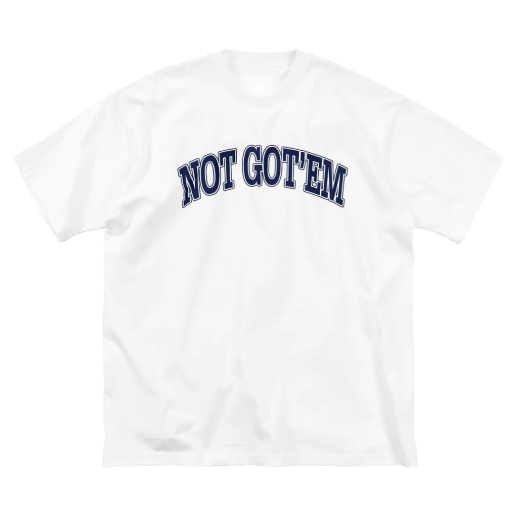 NO SNEAKERS SHOPのCOLLEGE LOGO NOT GOT'EM ビッグシルエットTシャツ