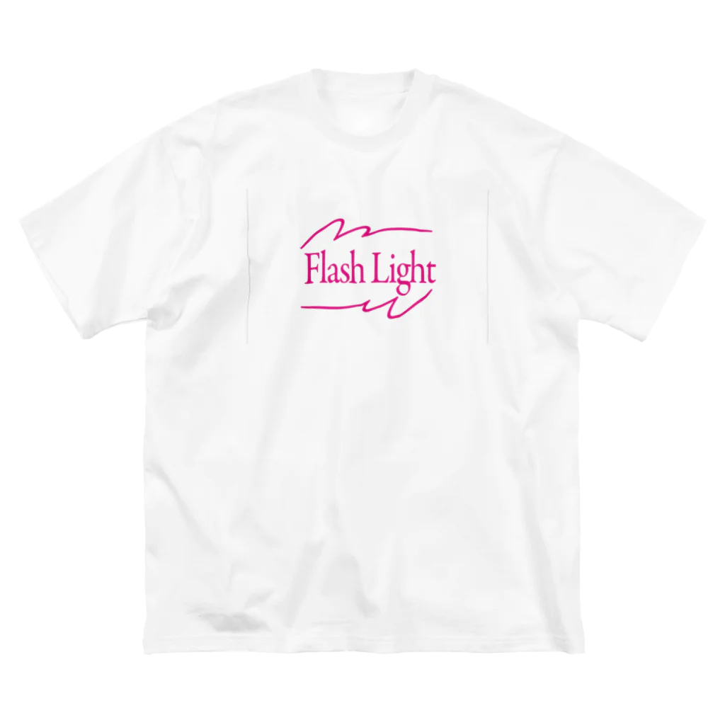 FLASH LIGHT / COFFEE,PLEASEのFLASH LOGO シリーズ ビッグシルエットTシャツ