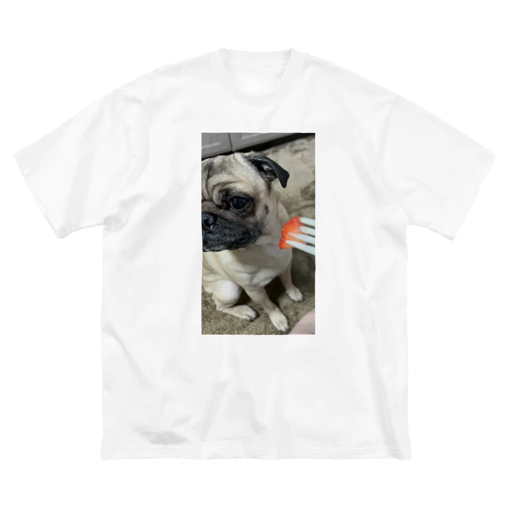 pug♡むぎのパグ好きのための♡ ビッグシルエットTシャツ