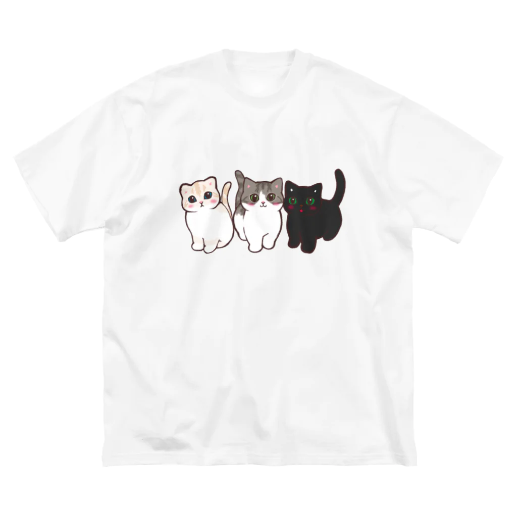 ふわにゃんshopのたま農園の猫たち Big T-Shirt