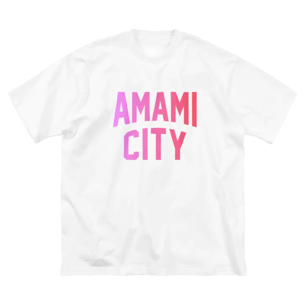 JIMOTOE Wear Local Japanの奄美市 AMAMI CITY ビッグシルエットTシャツ