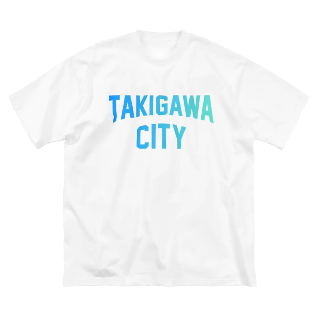 JIMOTOE Wear Local Japanの滝川市 TAKIGAWA CITY ビッグシルエットTシャツ