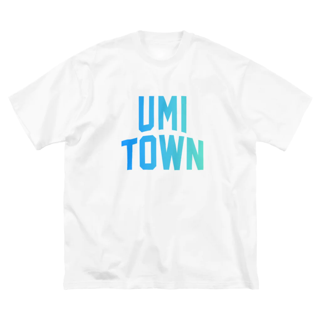 JIMOTOE Wear Local Japanの宇美町 UMI TOWN ビッグシルエットTシャツ