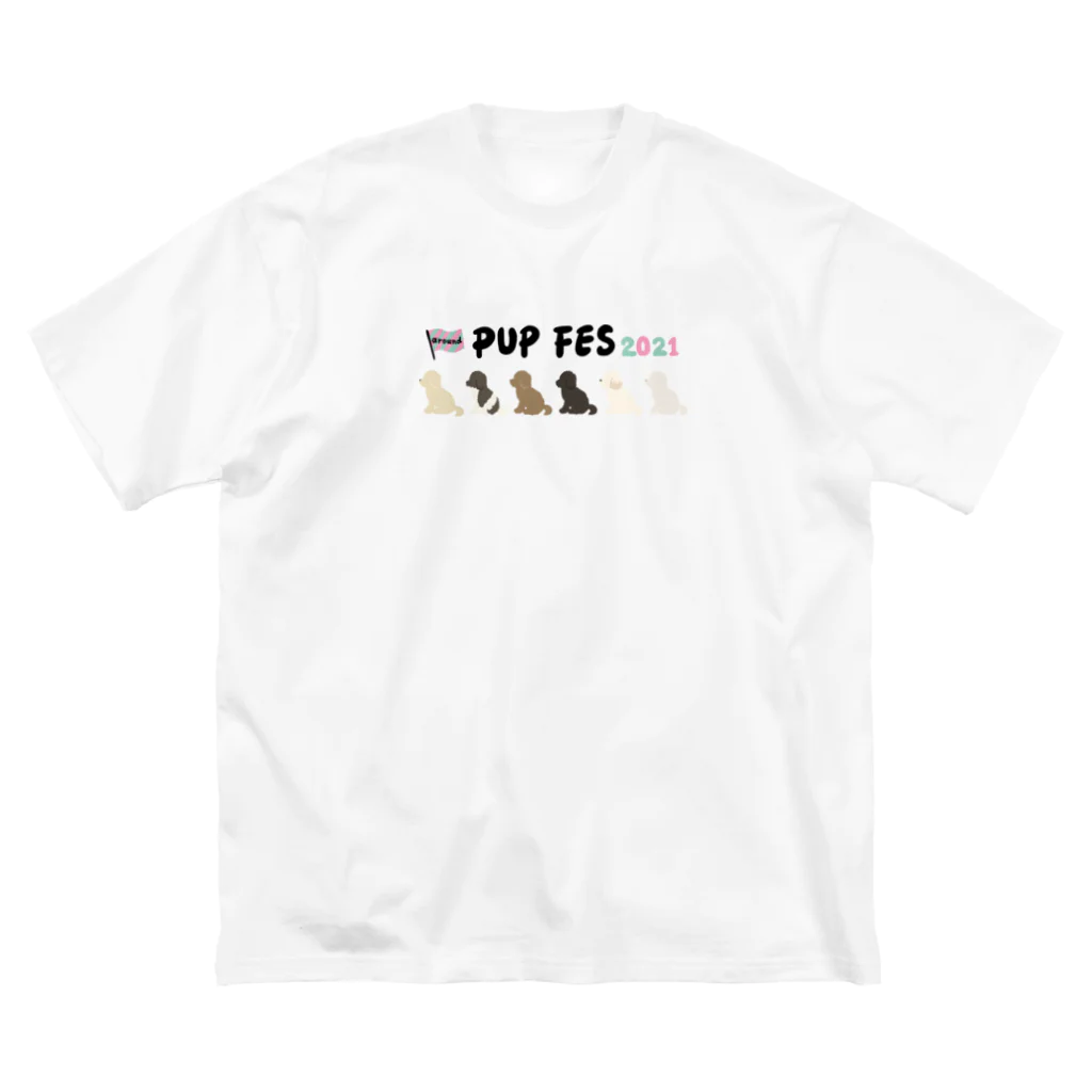 around PUP FES 2021のPUP FES ヨコロゴ ビッグシルエットTシャツ