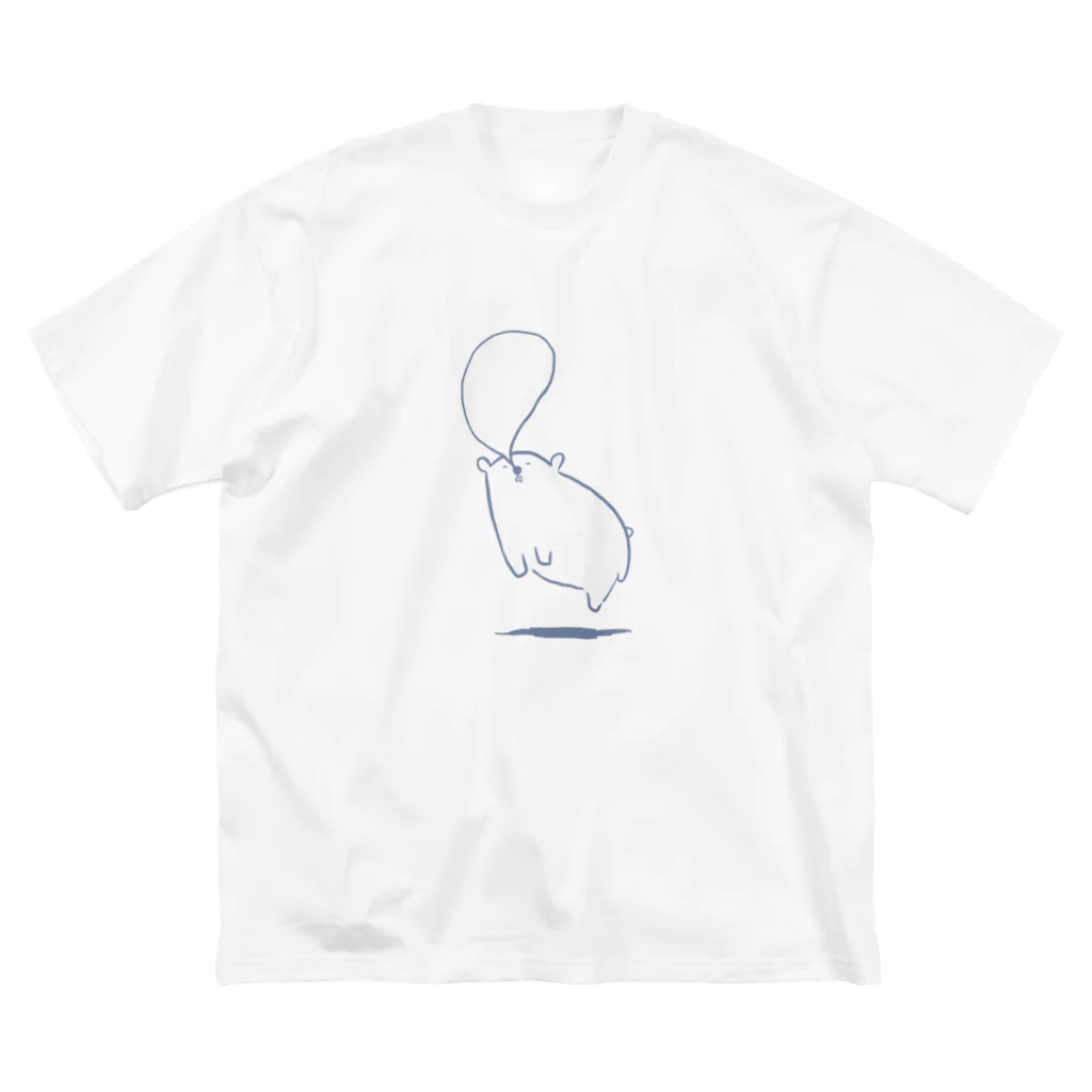 ichikoのもうねむいシロクマ ビッグシルエットTシャツ