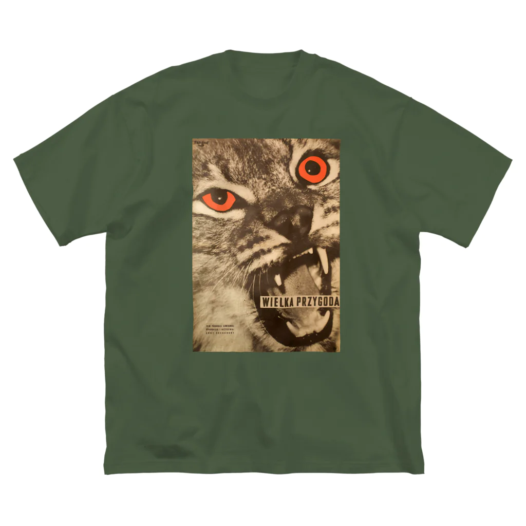 YS VINTAGE WORKSのポーランド 1953年　"The cat has orange eyes" ビッグシルエットTシャツ