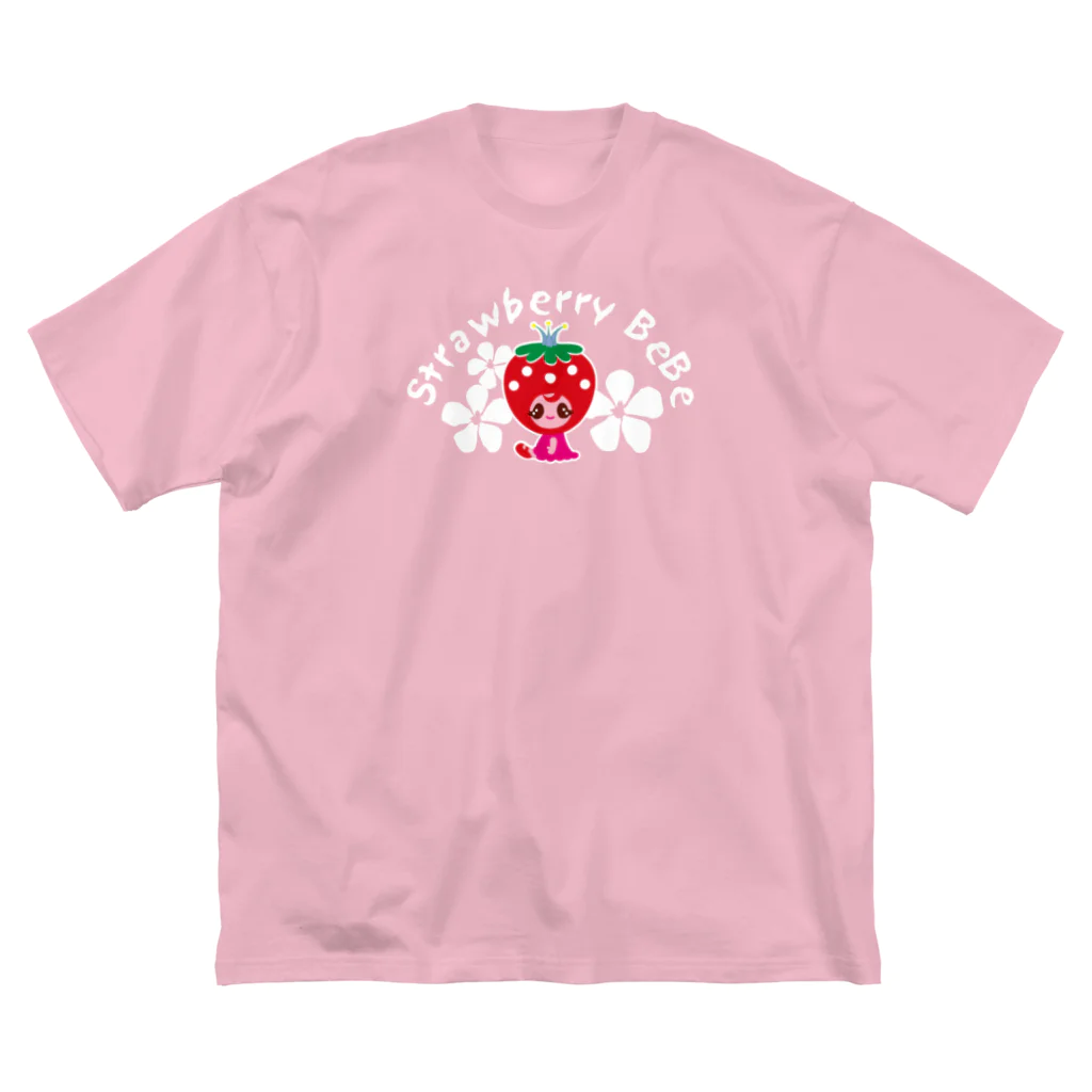 Illustrator Moca&Ram shopのいちごのお姫さまStrawberry BeBe🍓ストロベリーべべ Big T-Shirt