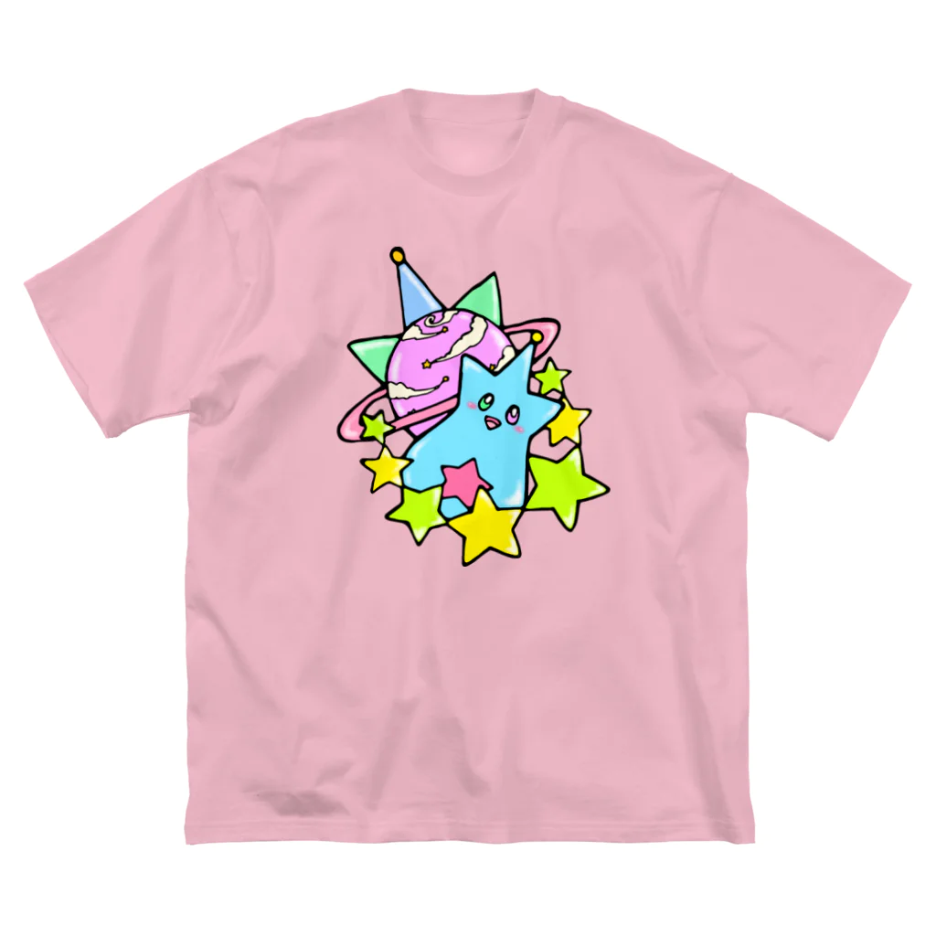 そらのうえ888階のうちぅじん☆惑星プレアリウス ビッグシルエットTシャツ