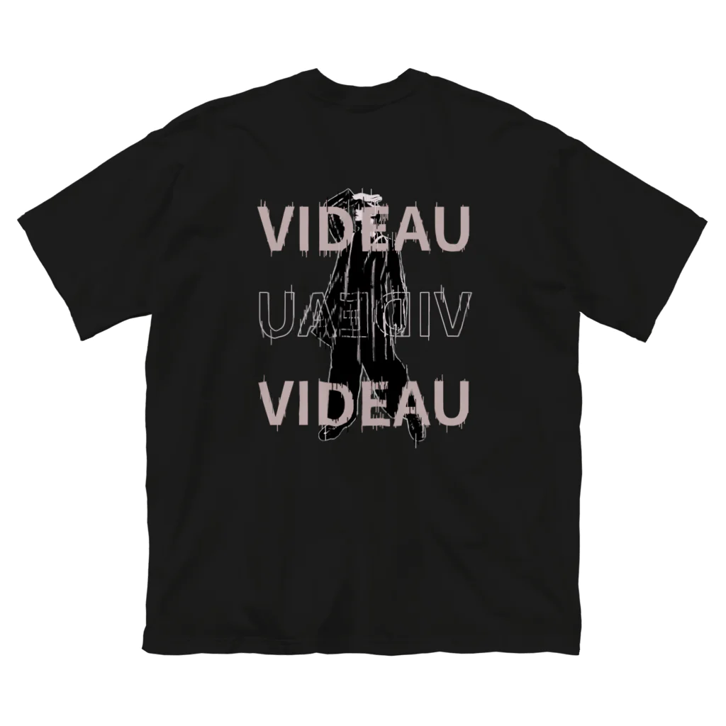 Videauのdancer in VIDEAU (noise ver.) ビッグシルエットTシャツ