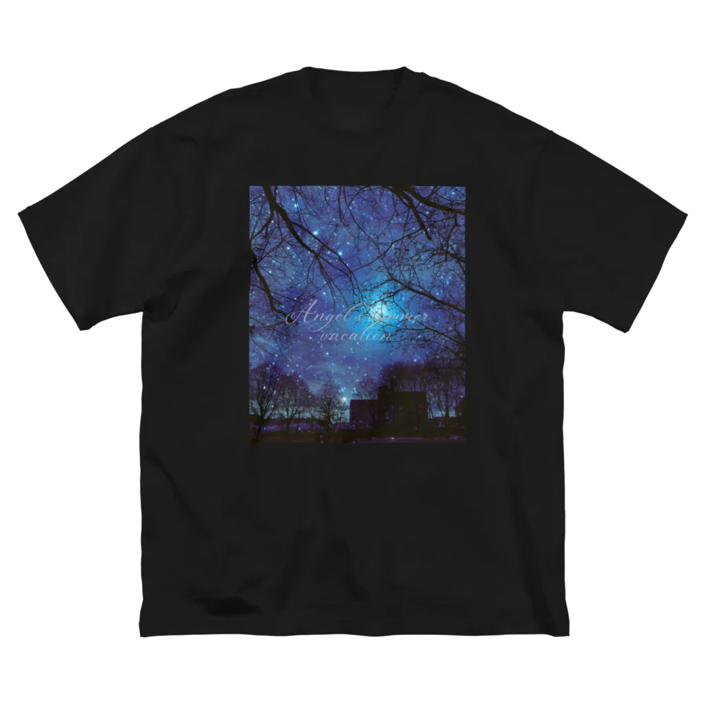 ゆにねこ惑星のପ天使の夏休みଓ夜空旅行(枠なし) Big T-Shirt