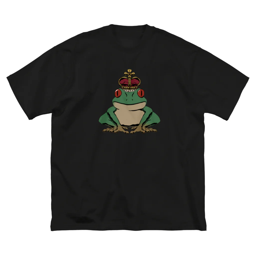 oManjYuの実験室のCrown Frog(G) ビッグシルエットTシャツ