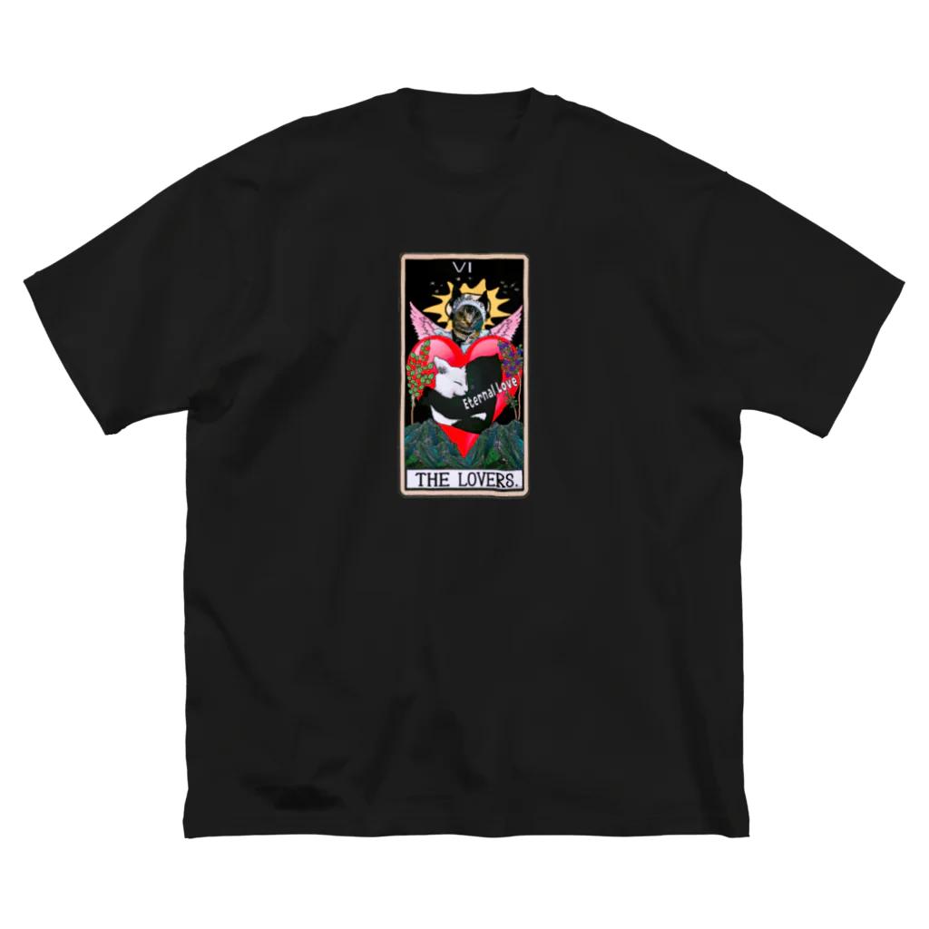 みにゃ次郎のタロットシリーズLOVERS ビッグシルエットTシャツ