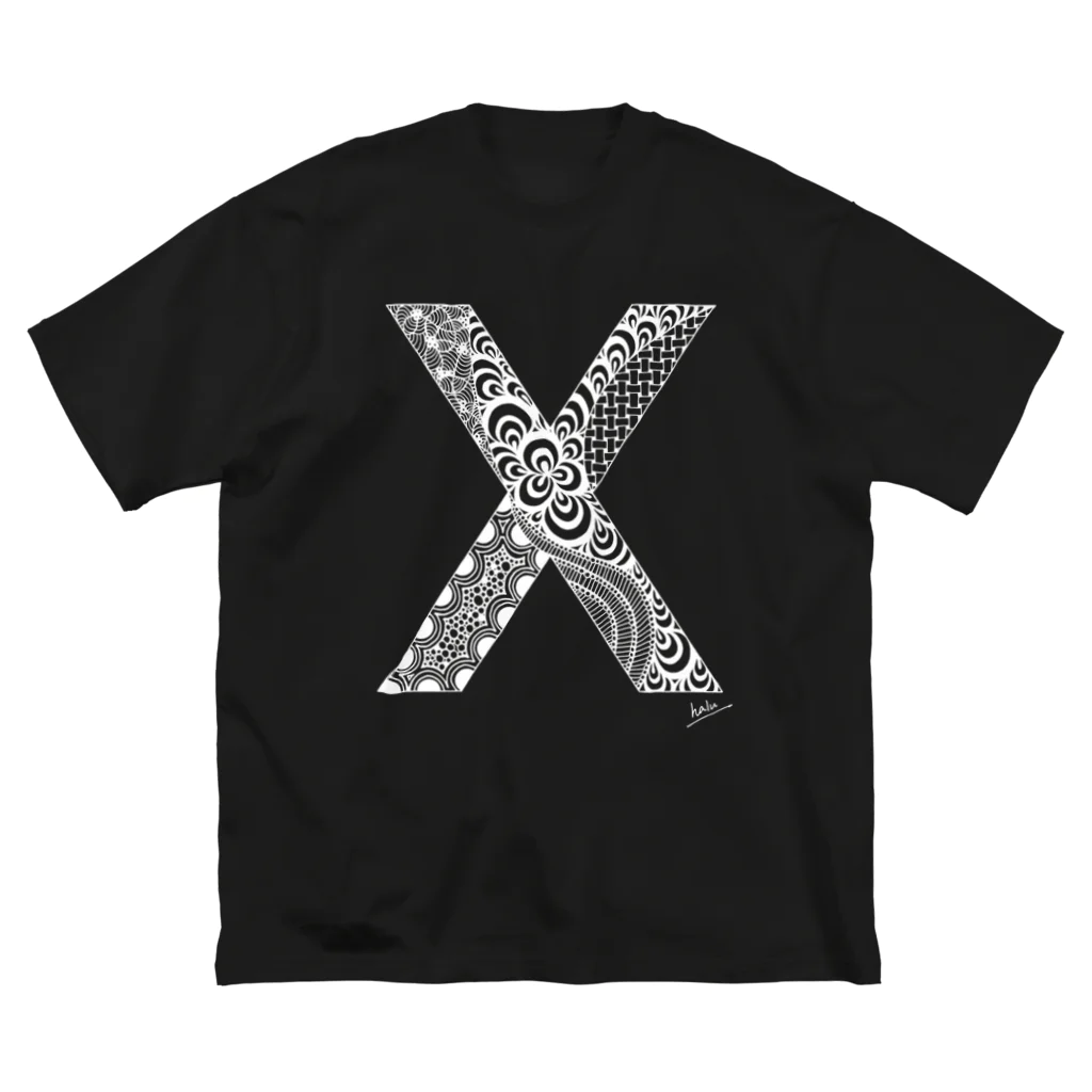 Graphic Design +αのゴシックのX（Big Tシャツ） ビッグシルエットTシャツ