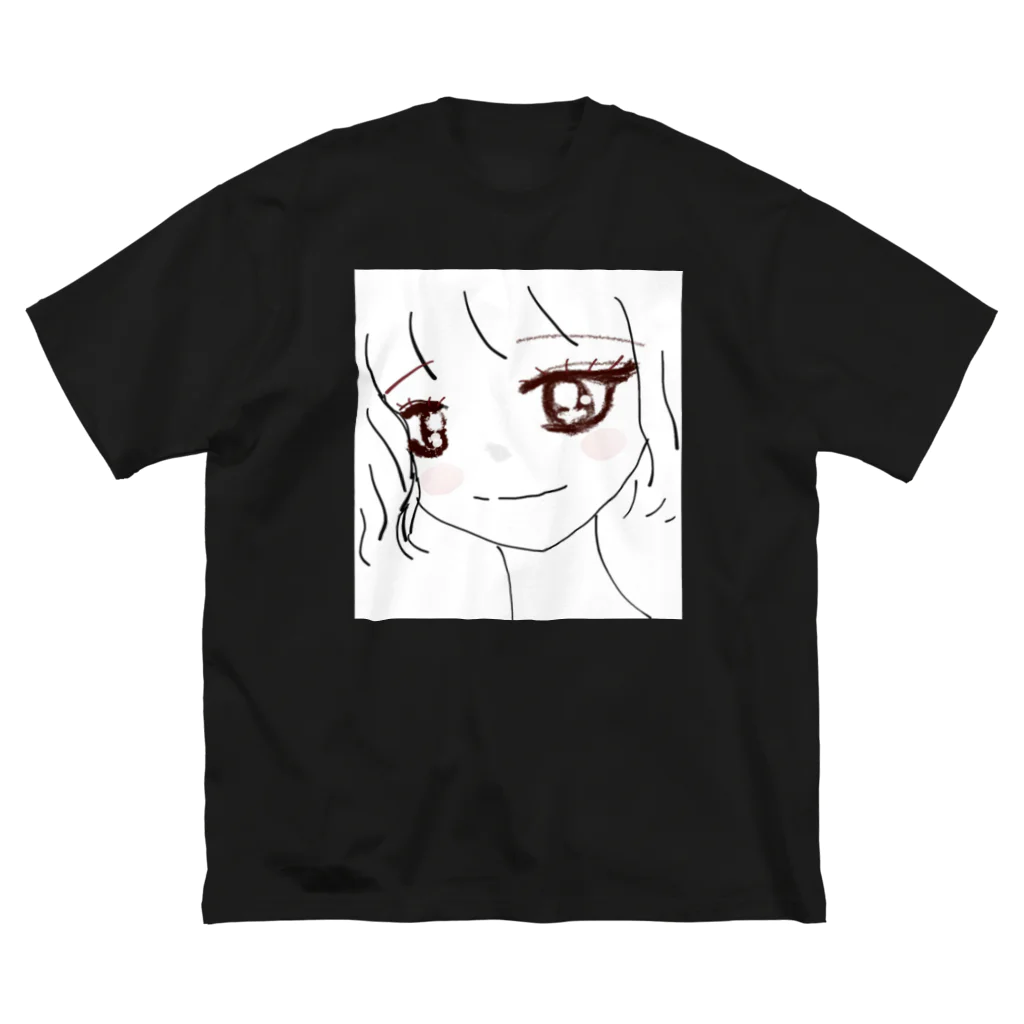 inko andのずっと君が好きだった ビッグシルエットTシャツ