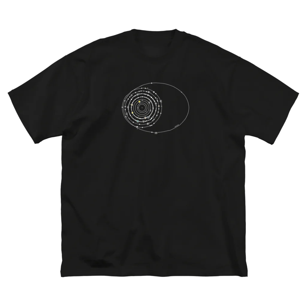 cosmicatiromの太陽系の衛星 白 Big T-Shirt