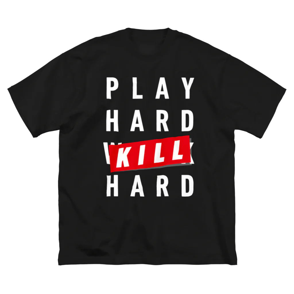 ANTINOMEのPLAY HARD / BST_BK Big T-Shirt