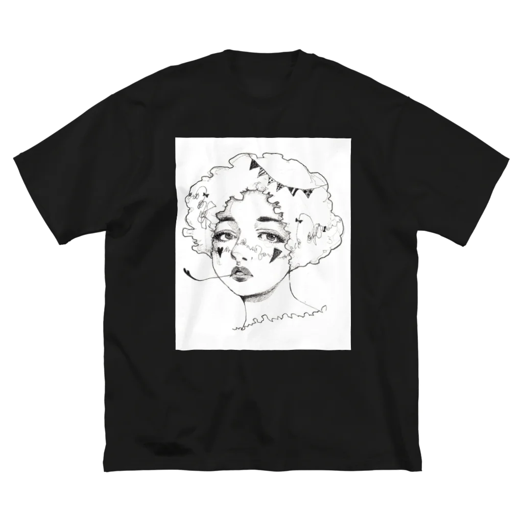 303companyの鉛筆画「サーカス」 Big T-Shirt