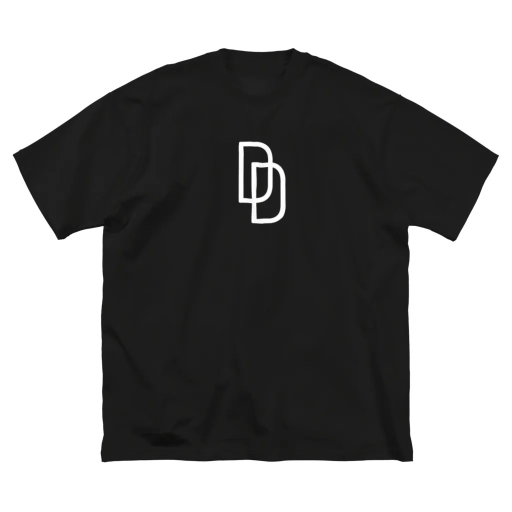 DEEP DIVEのDEEPDIVE Logo Items BLACK ビッグシルエットTシャツ