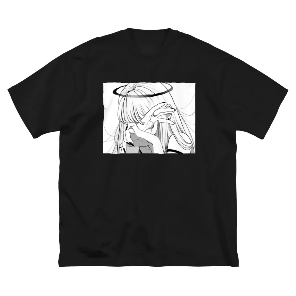 乙女解放の♡てんし♡ ビッグシルエットTシャツ