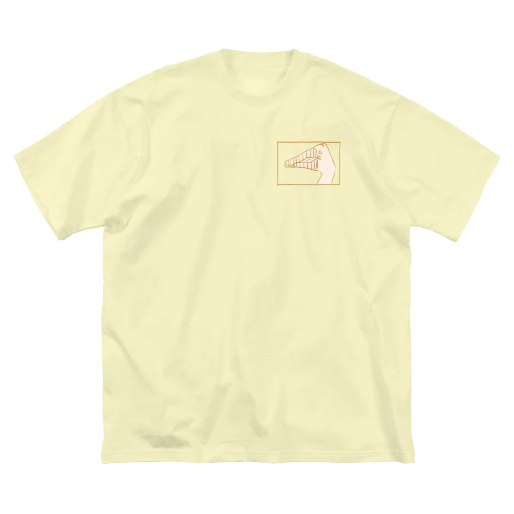 Sawatoriのくちばしヂカラ（ビッグT） ビッグシルエットTシャツ