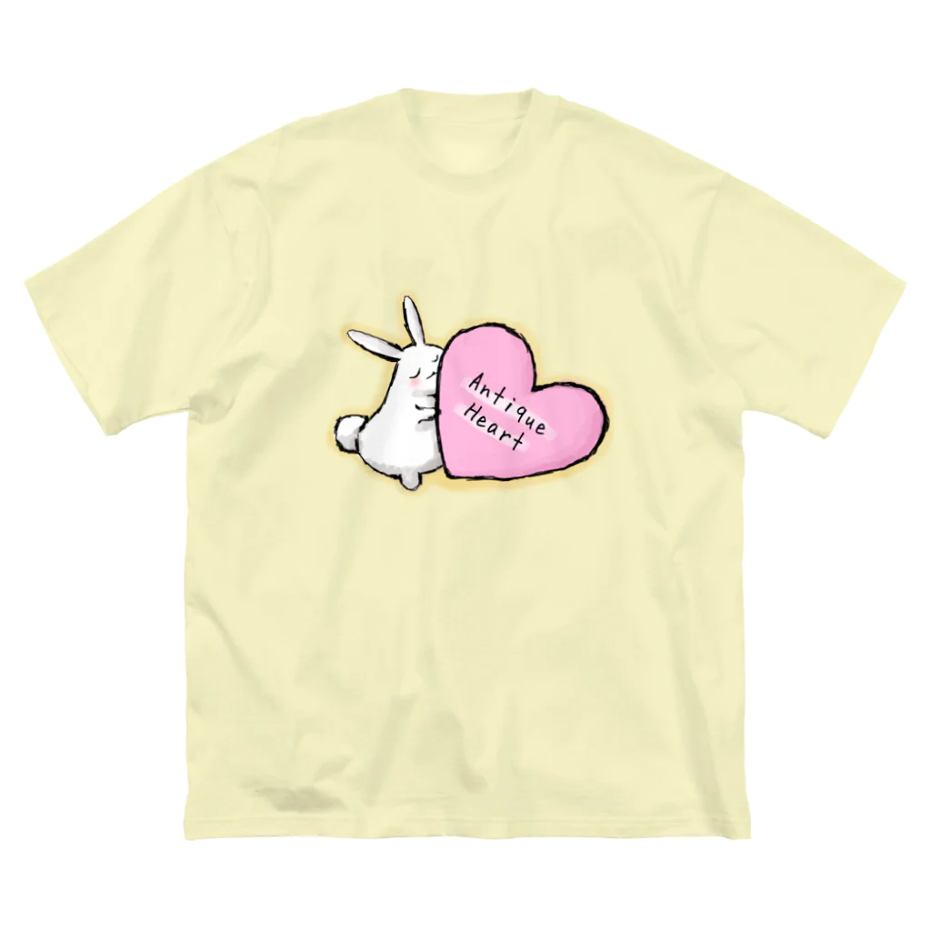 AntiqueHeartのおっきいはーとうさ ビッグシルエットTシャツ