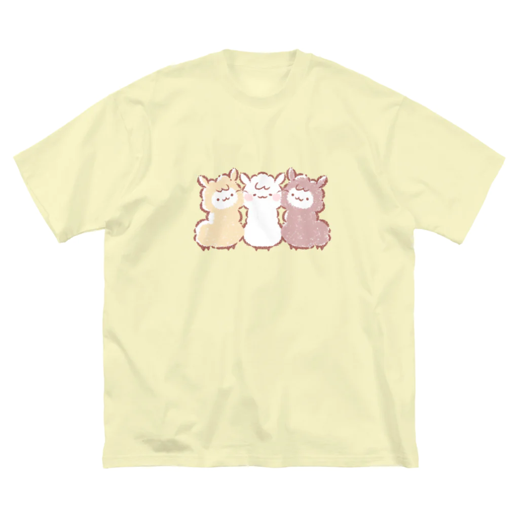 樹野こずえのモフモフアルパカ三色団子 Big T-Shirt