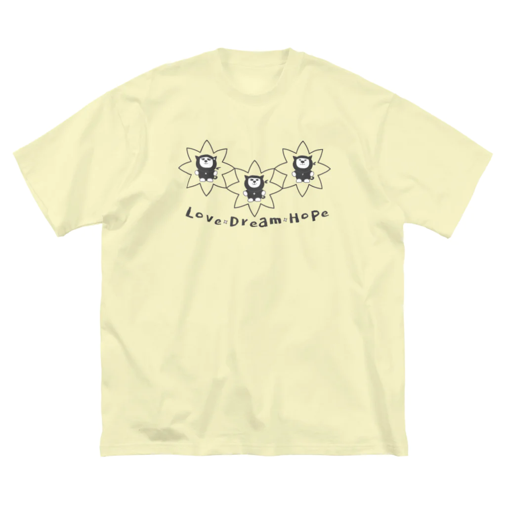 ZUKINDOGSのベイビー忍犬 ビッグシルエットTシャツ