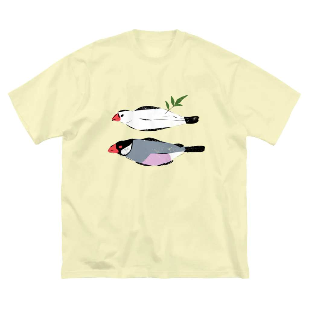 EASEのひもの文鳥 Big T-Shirt