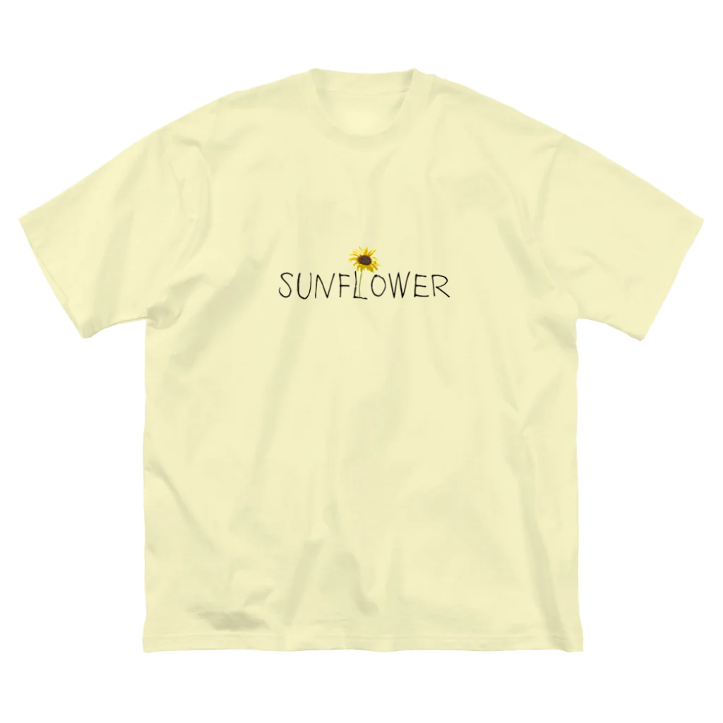 TAKKMAN shopのSUNFLOWER(向日葵) ビッグシルエットTシャツ