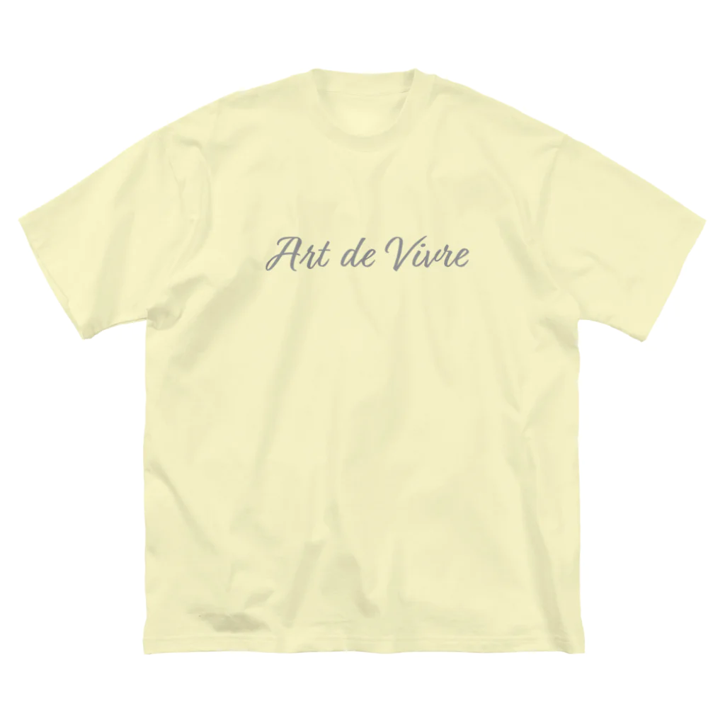 Chalaza designのArt de Vivre ビッグシルエットTシャツ