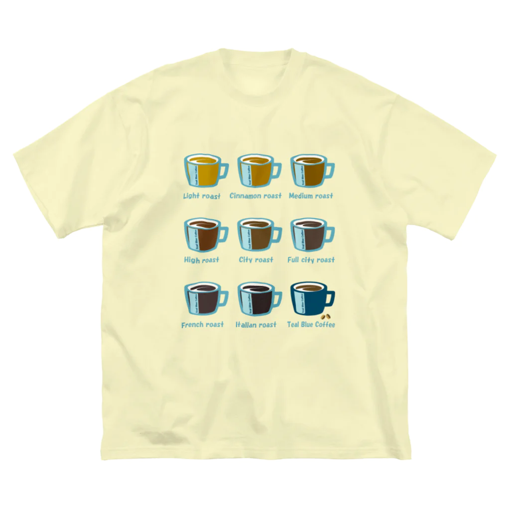 Teal Blue CoffeeのRoasted coffee Big T-Shirt