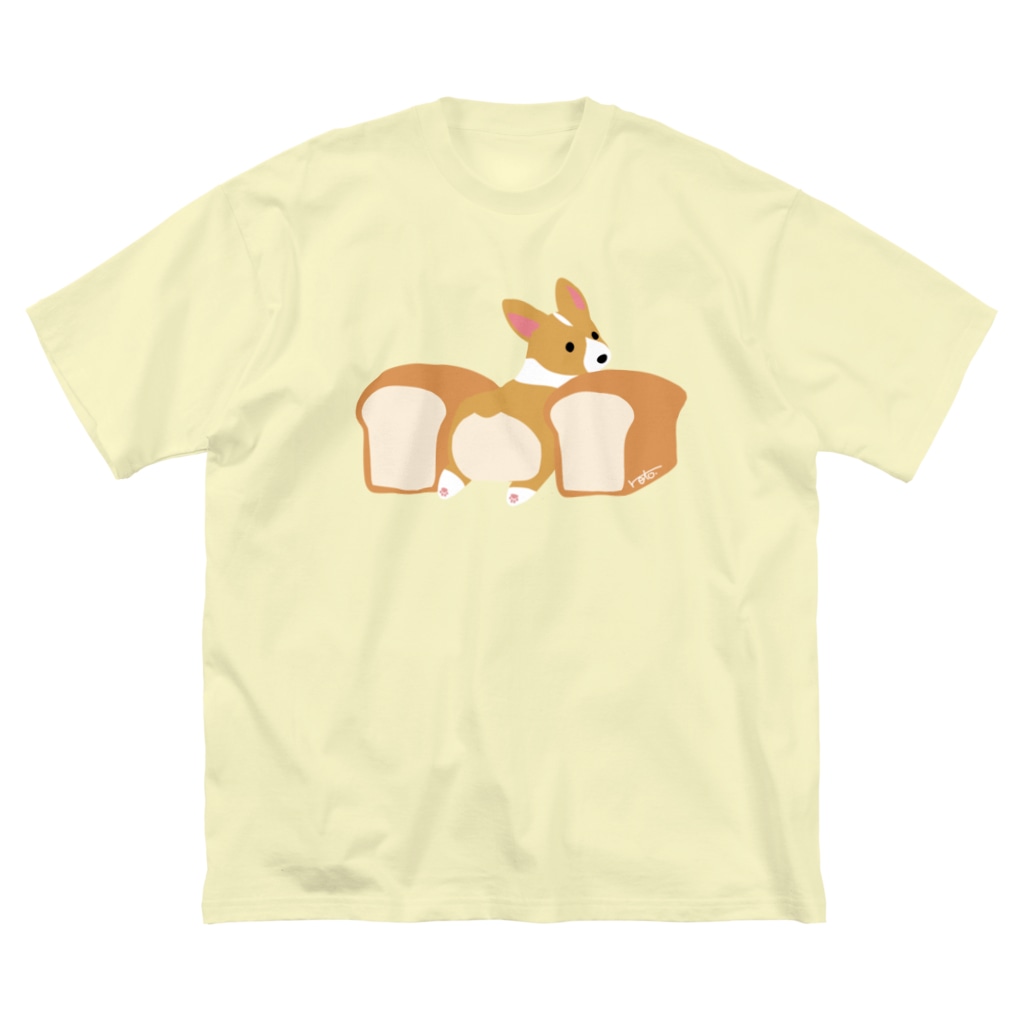 Kotetsu diary(SUZURI店)のコーギー×食パン Big T-Shirt