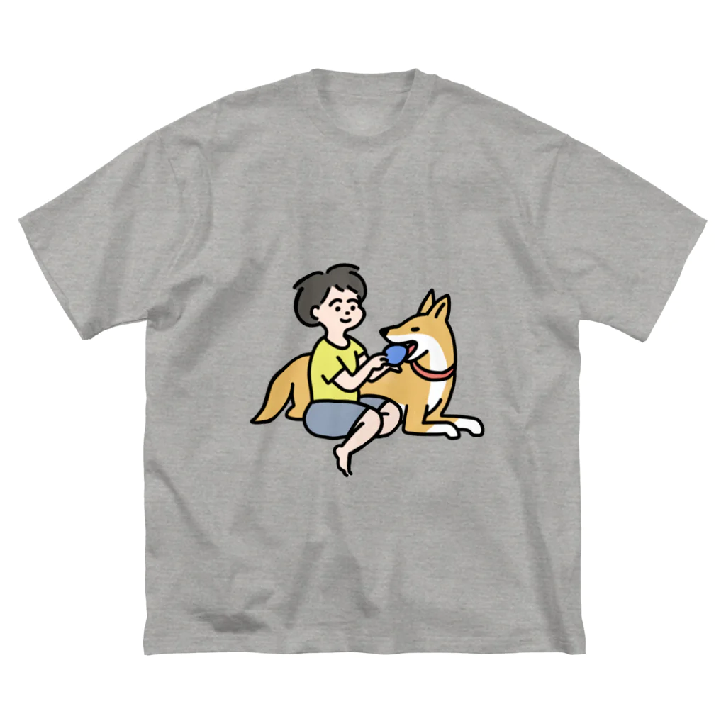 ハハのつぶやきのムスコとイヌ Big T-Shirt