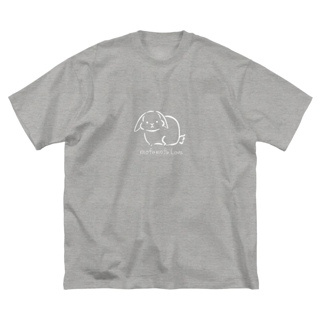 gugguのうさぎらぶ ビッグシルエットTシャツ