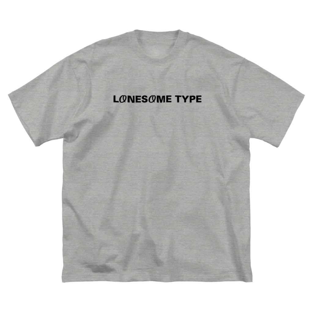 LONESOME TYPE ススのLONESOME TYPE (BLACK) ビッグシルエットTシャツ