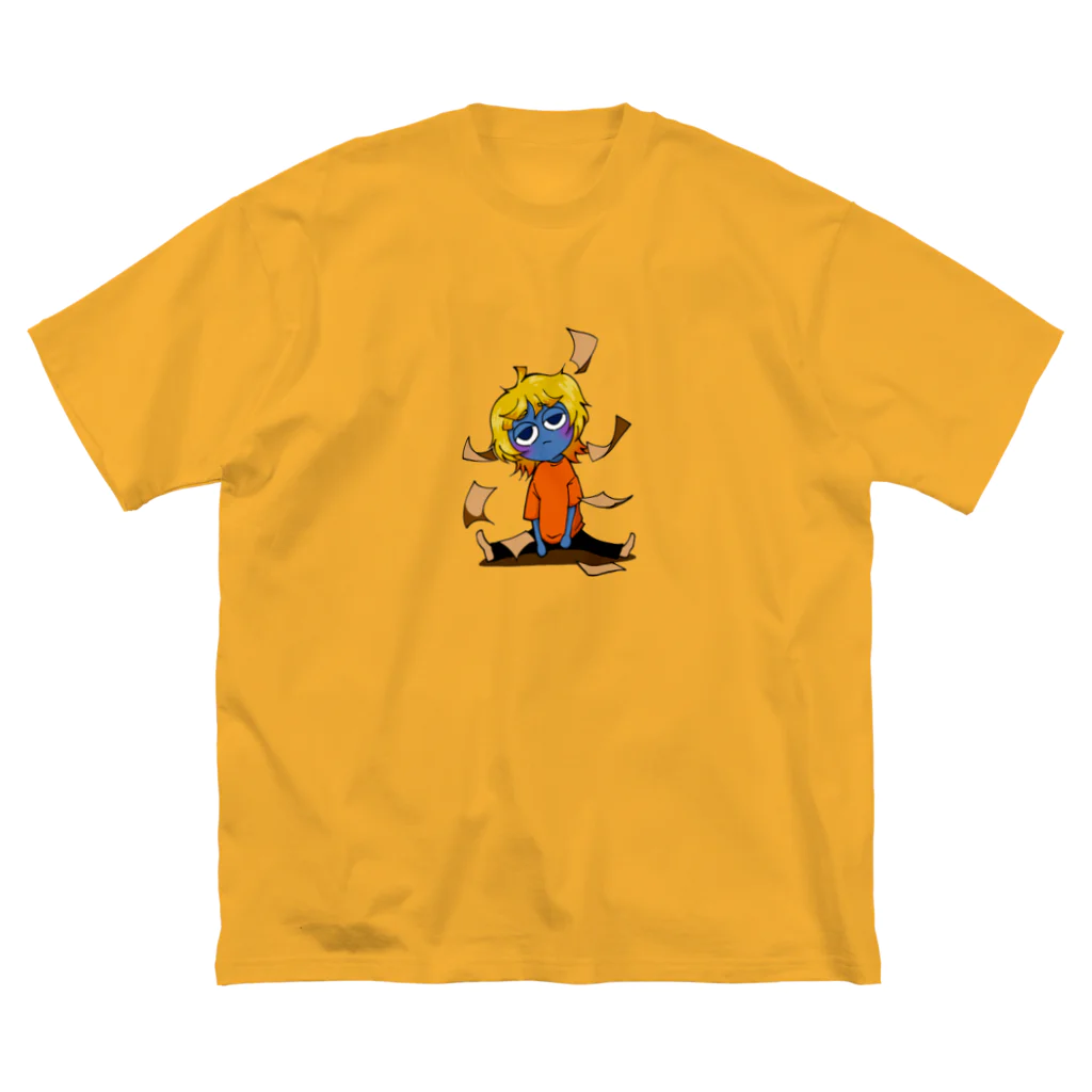 Orangeの無気力ちゃん ビッグシルエットTシャツ
