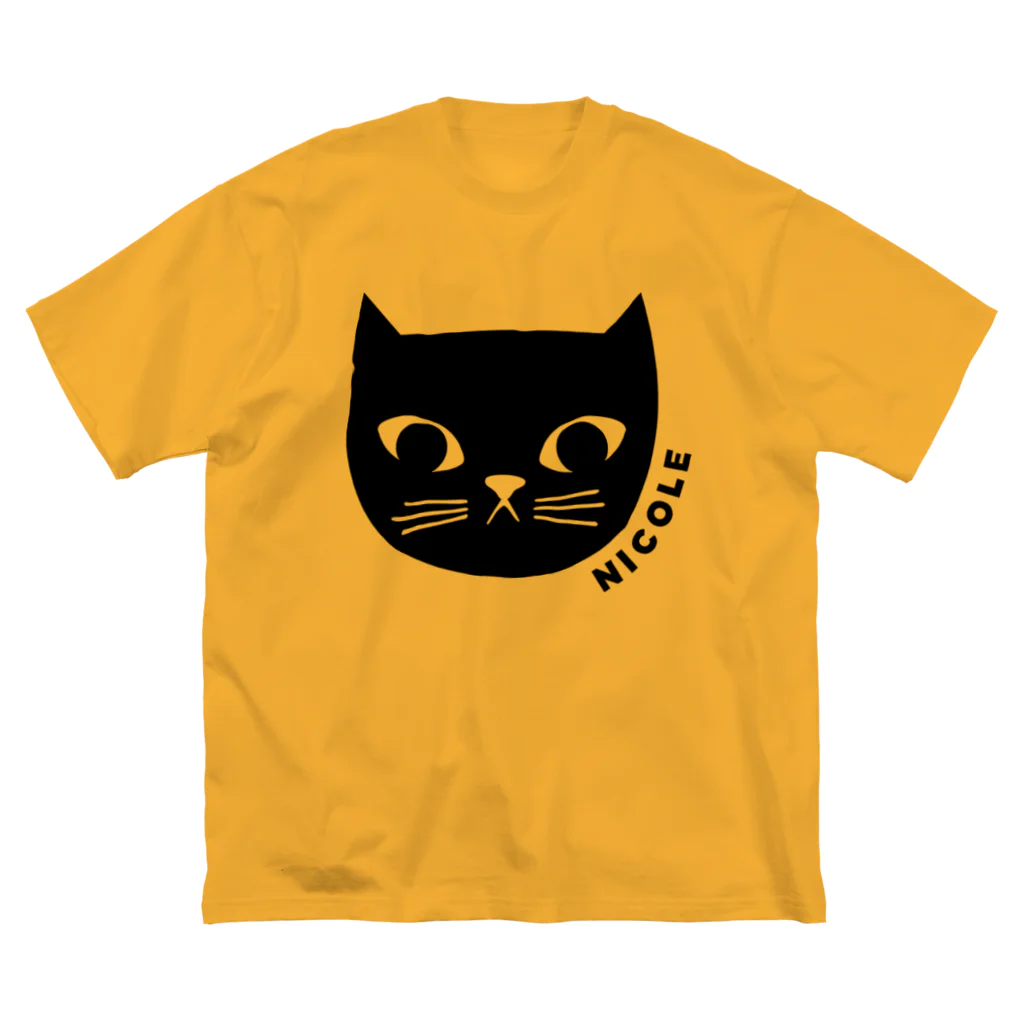 黒猫屋ニコルの黒猫屋ニコル ビッグシルエットTシャツ