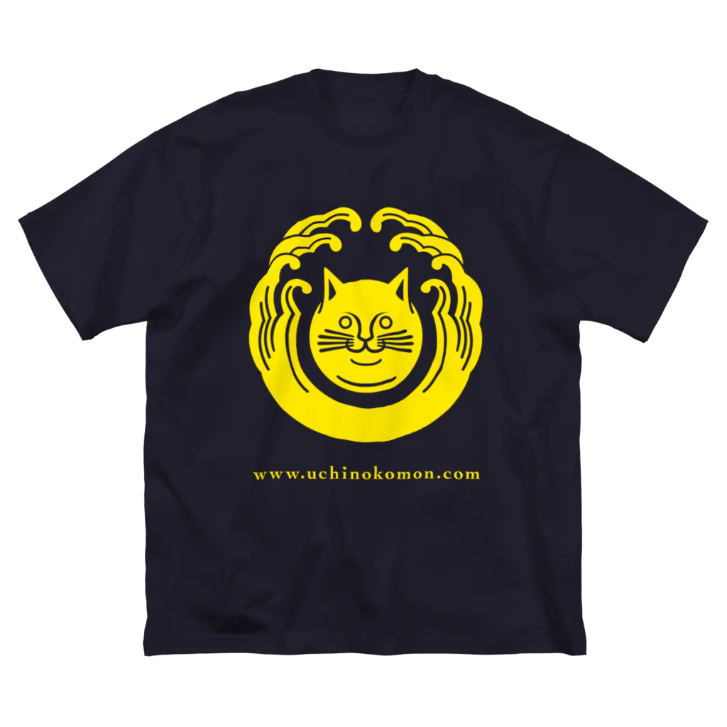 uchinokomonのうちの個紋_LOGO ビッグシルエットTシャツ