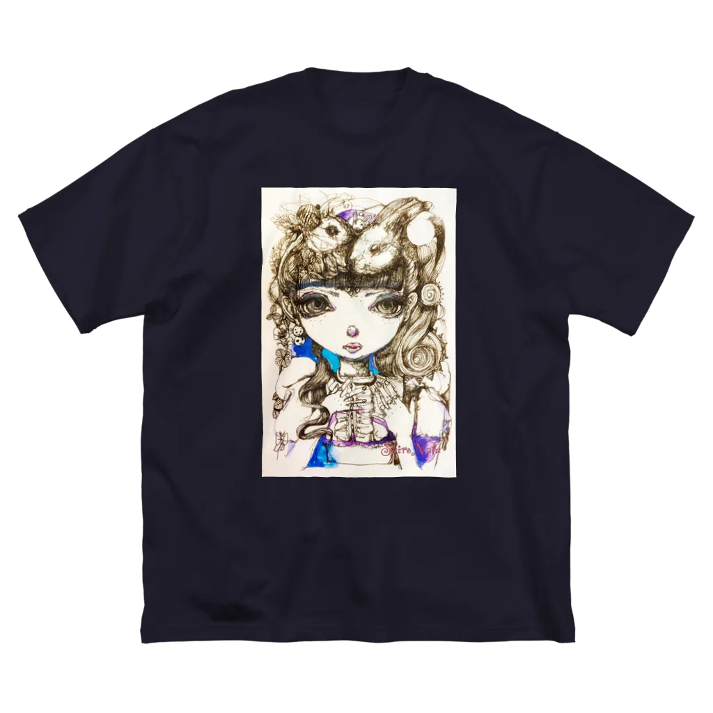 モリモト アツシのモリモト アツシの絵のT-shirt 前の面のみプリントタイプ Big T-Shirt