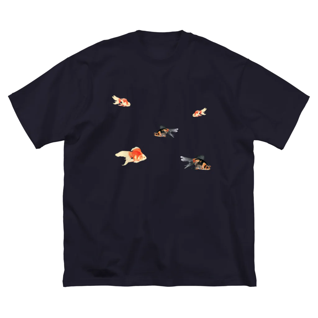 海賊猫 cocoの『夏祭り』 夏 琉金 金魚 金魚すくい 浮世絵 Big T-Shirt