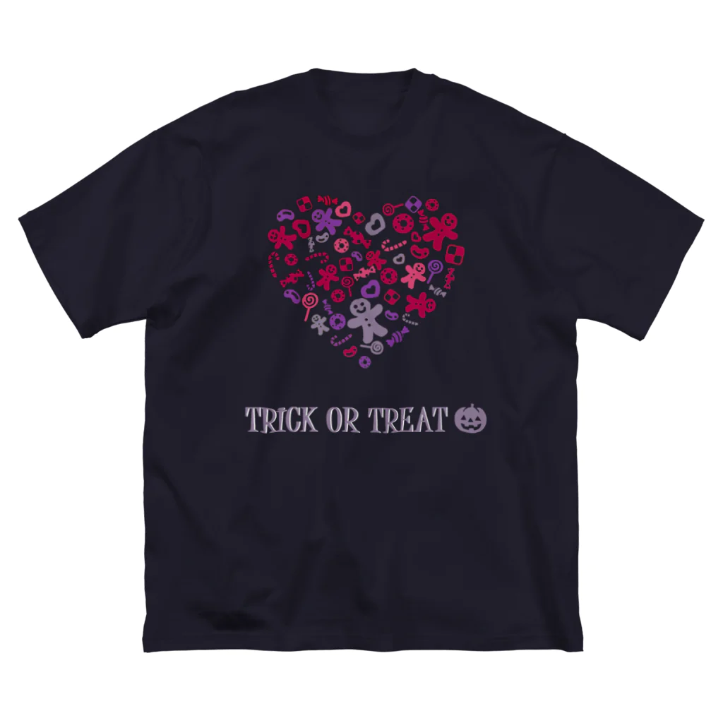 SU-KUのHalloween candy ビッグシルエットTシャツ