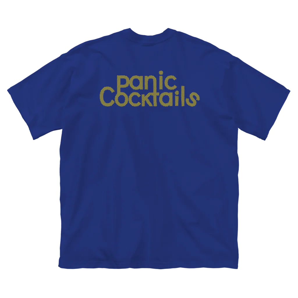 Panic CocktailsのPanic Cocktails BoldLogo YellowDot ビッグシルエットTシャツ