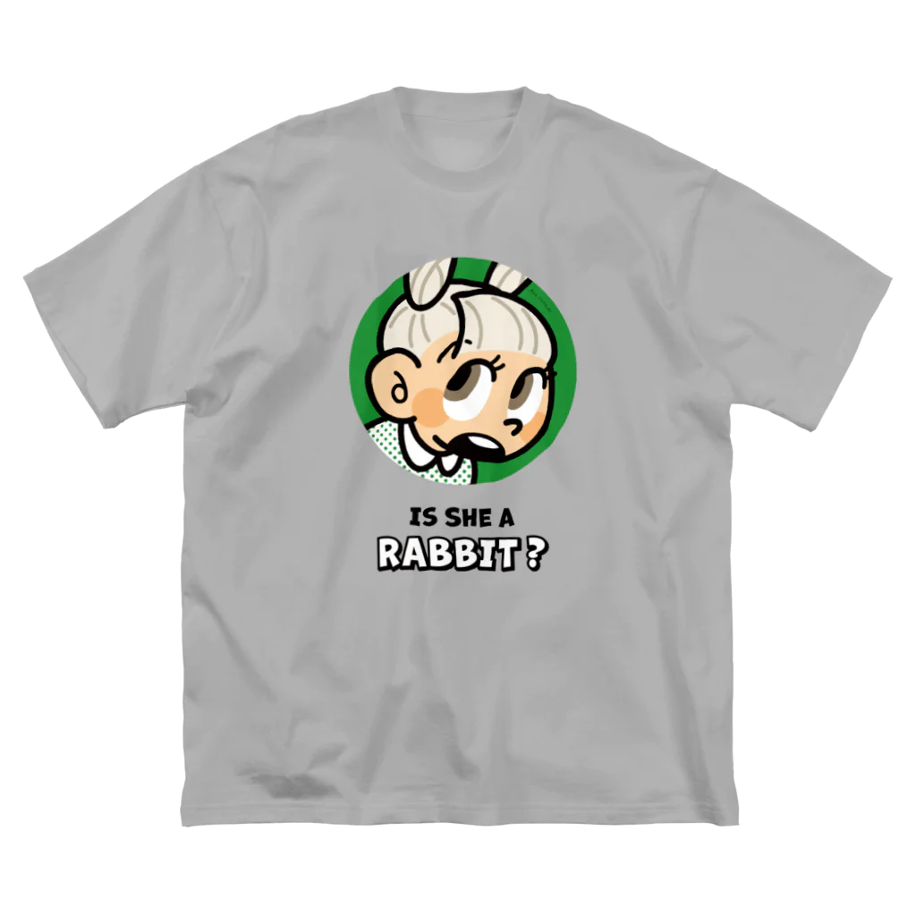 おおつきあやのRabbit Girl💚 ビッグシルエットTシャツ