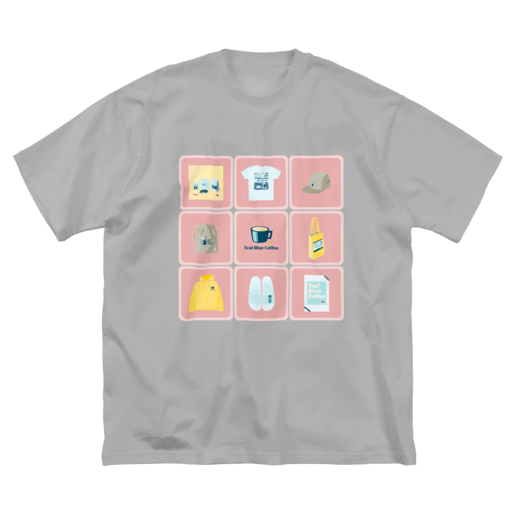 Teal Blue CoffeeのTealBlueItems _Cube PINK Ver. ビッグシルエットTシャツ