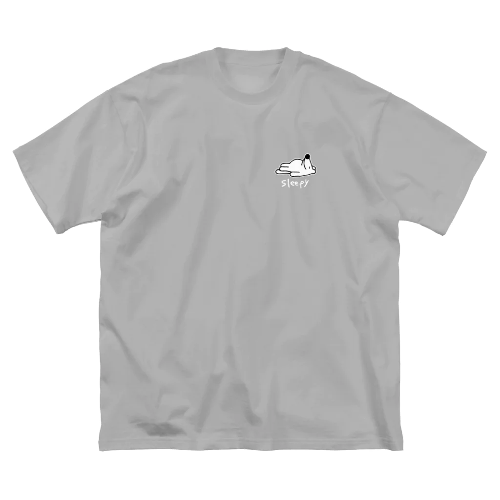 ウルフくんのスリーピーウルフくん(濃い色) Big T-Shirt